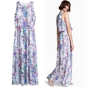 🆕 H&M Floral Crepe Maxi Dress